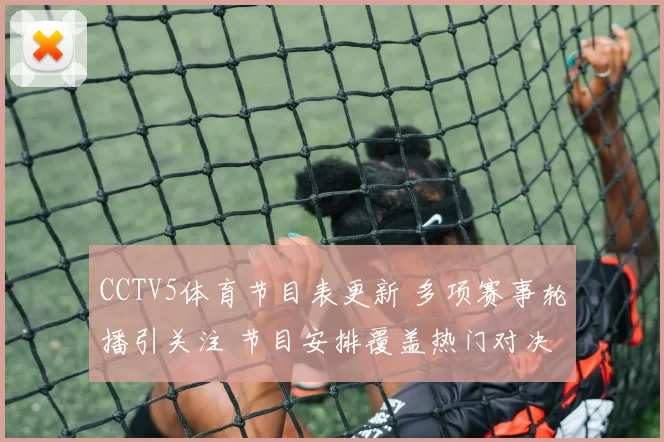 CCTV5体育节目表更新 多项赛事轮播引关注 节目安排覆盖热门对决